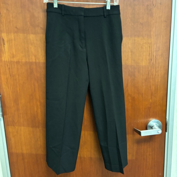 NWT Aritzia Babaton Black Agency Pant Cropped High Rise Straight Wool size 4 - Picture 5 of 16